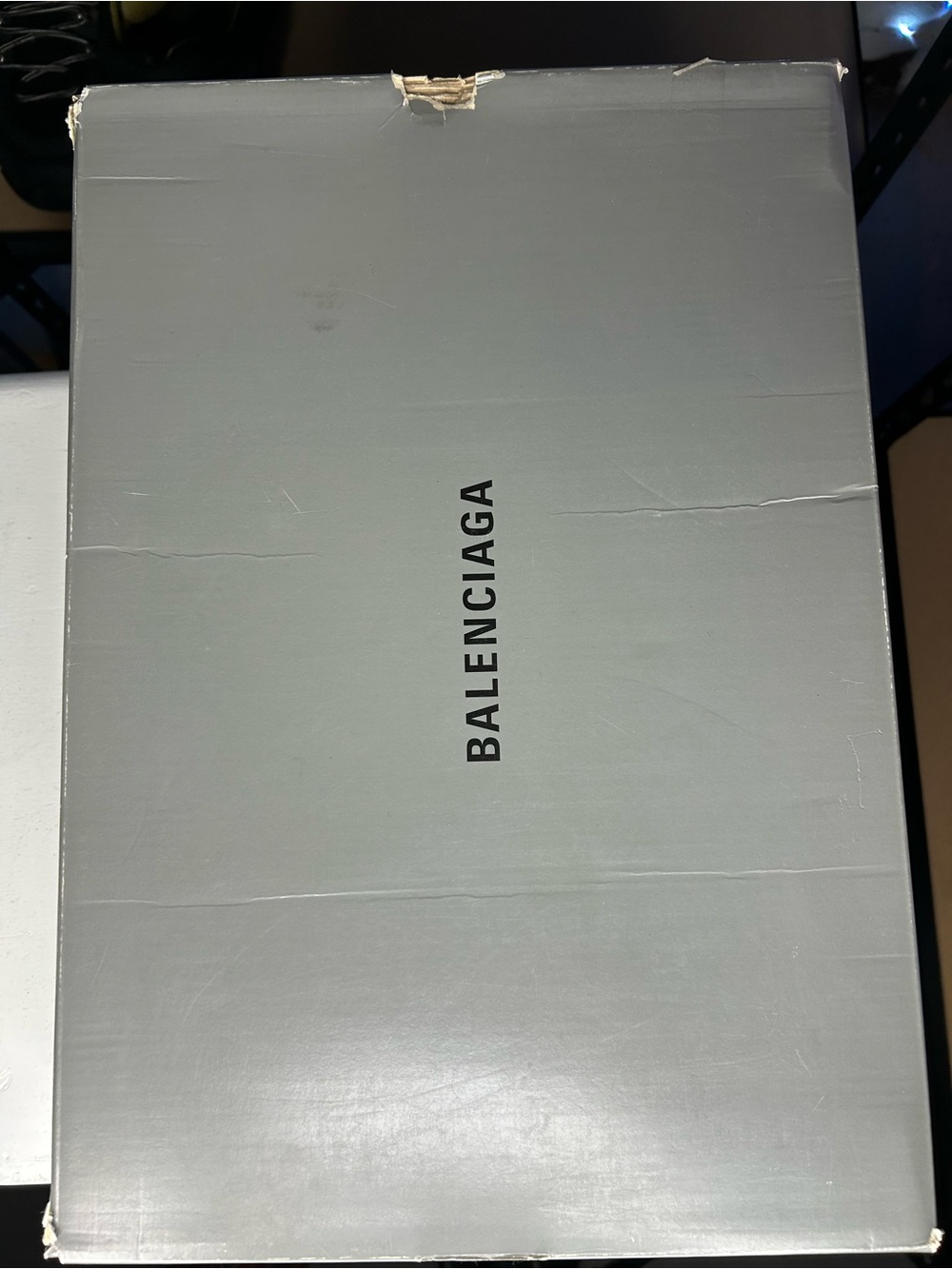 New Balenciaga Triple S White/Black Sneaker Size 41 EU / 8 US Men’s - Picture 10 of 11
